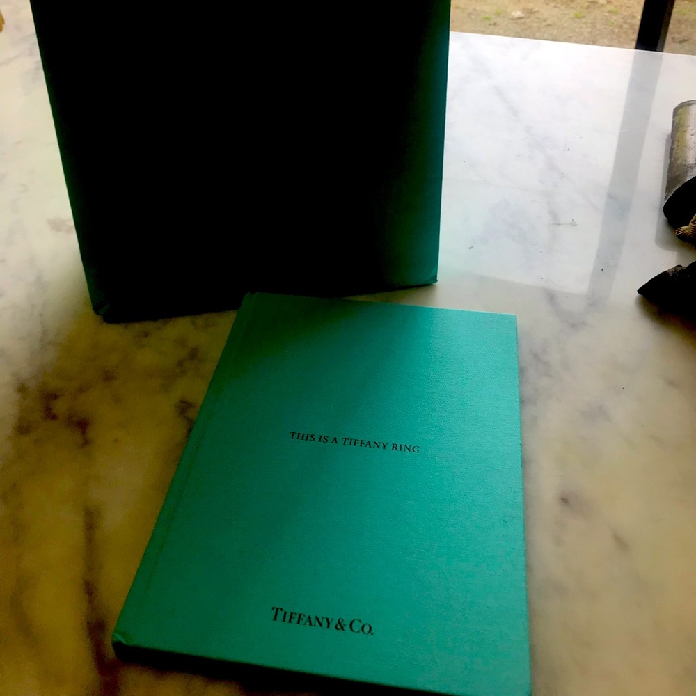 “THIS IS A TIFFANY RING” book Tiffany & Co. A beautiful 80 page hardcover book.